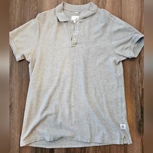 Reigning Champ Athletic Pique Polo Grey L